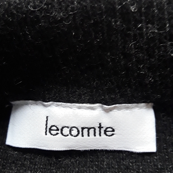 Lecomte Wool Viscose Longline Pencil Skirt Size M/L - Picture 9 of 12